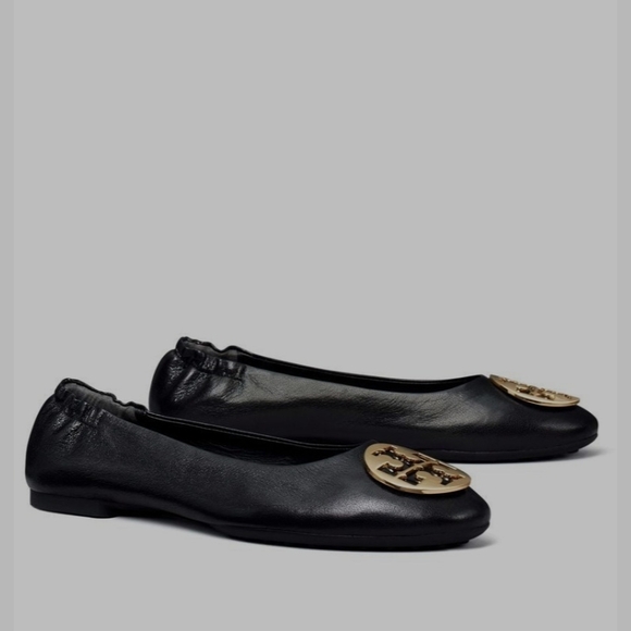 Tory Burch Black Ballet Flats - Picture 3 of 9